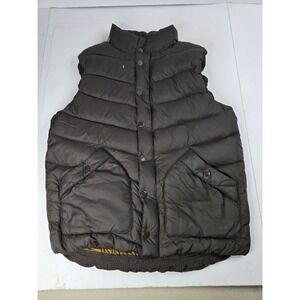 Gap Vest Mens Small Puffer Alt Down Insulated‎ Full Zip Cowboycore Western Ranch